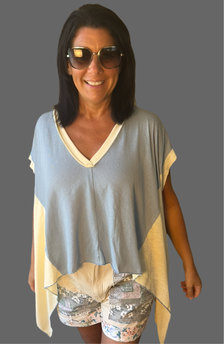 Blue Sky Sleeveless Top