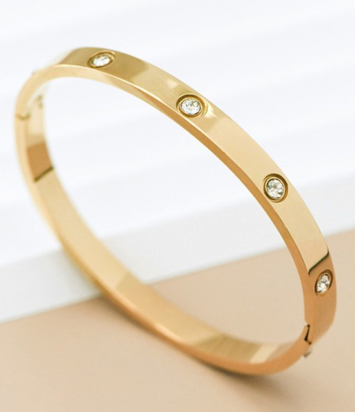 Golden Horizon Bangle Bracelet