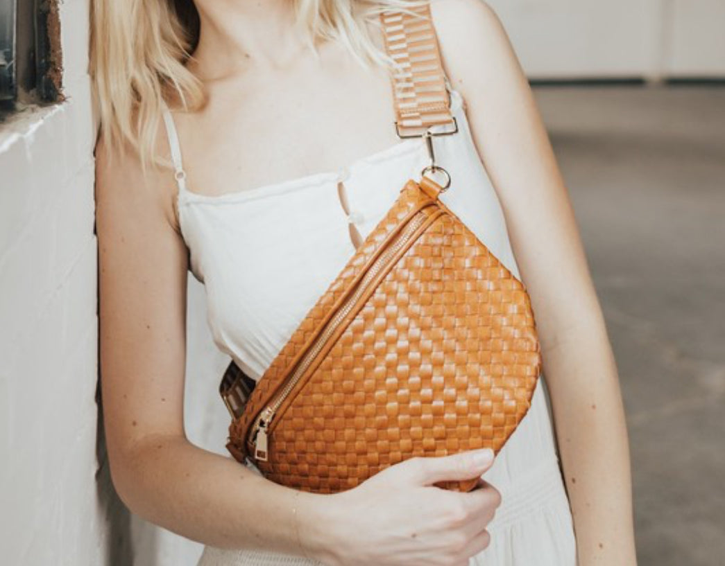 Westlyn Woven Bum Bag/brown