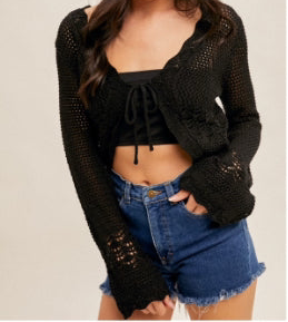 Tatum Tie Front Cardigan