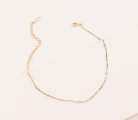 Classic Chain Anklet/gold