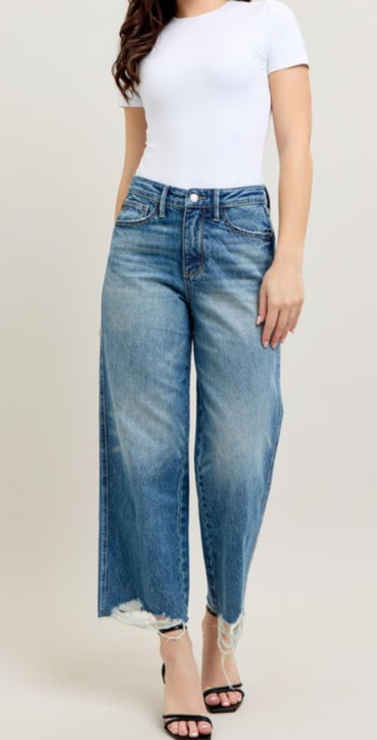 “Rosalie” Ankle Denim Jeans/Judy Blue