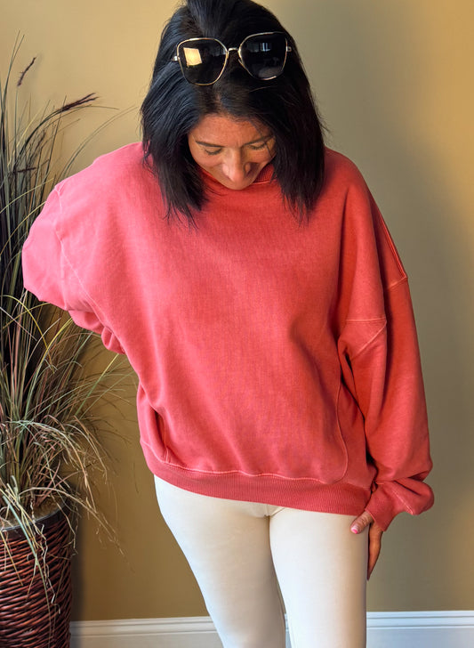 “The Homebody” Sweatshirt/Watermelon