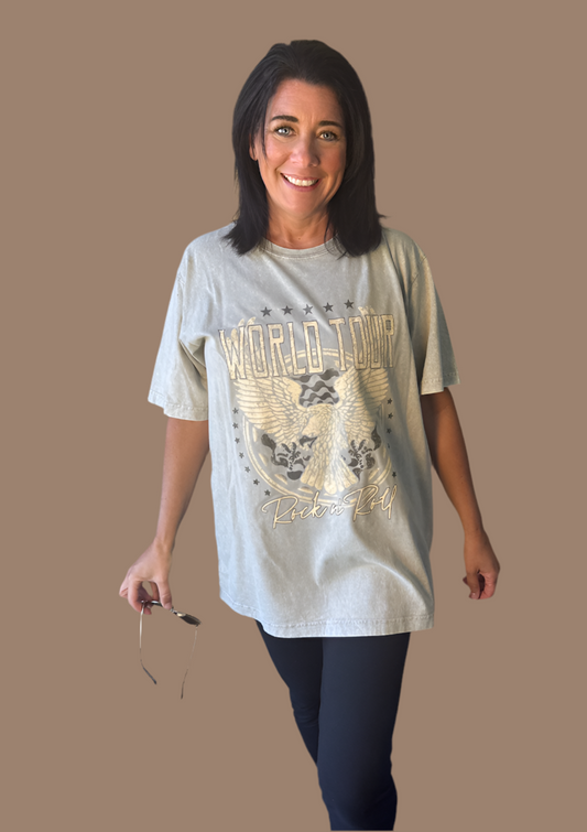 World Tour Rock-N-Roll Vintage Tee