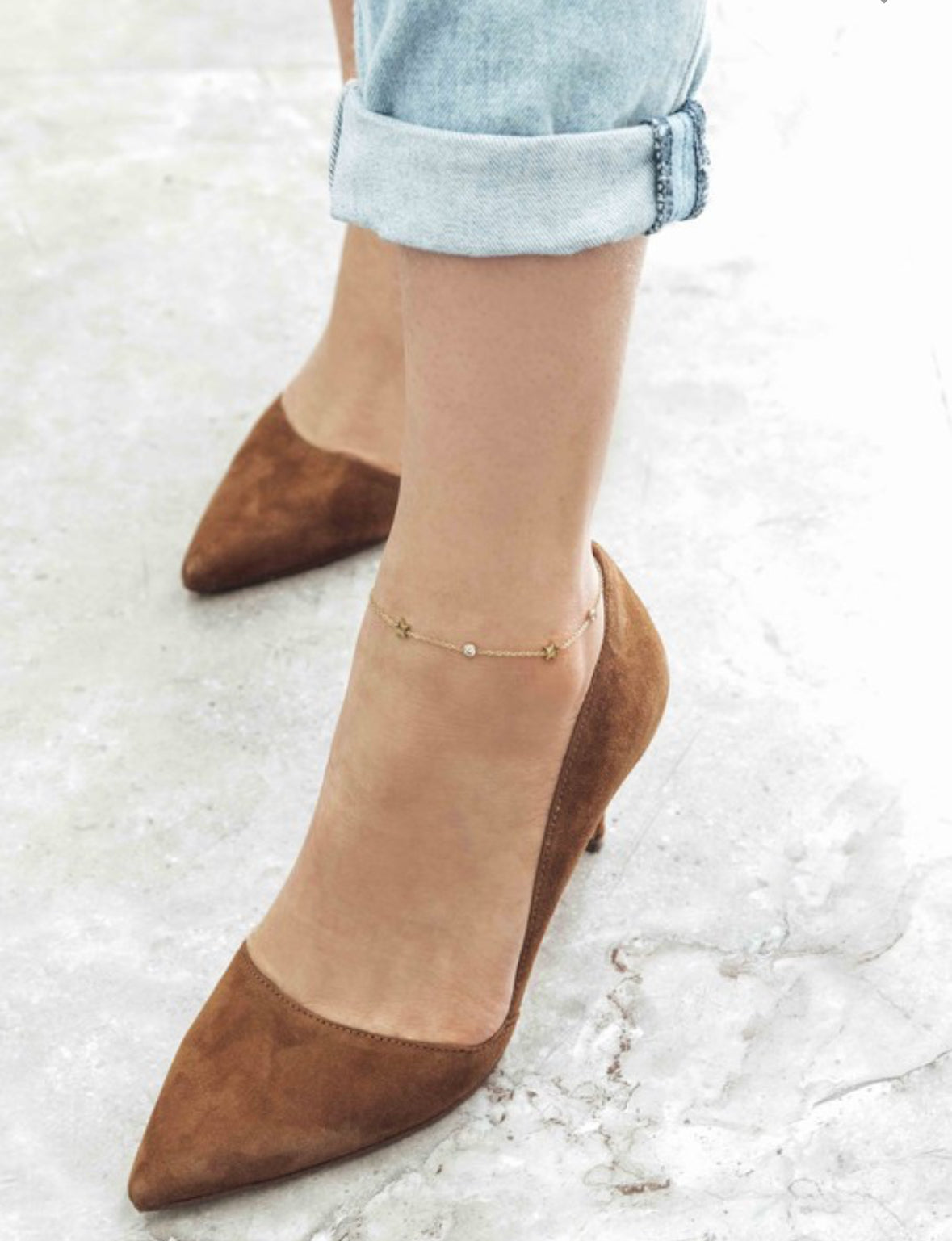 Classic Chain Anklet/gold