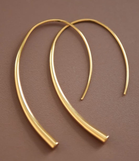 Hole in One Earrings/gold
