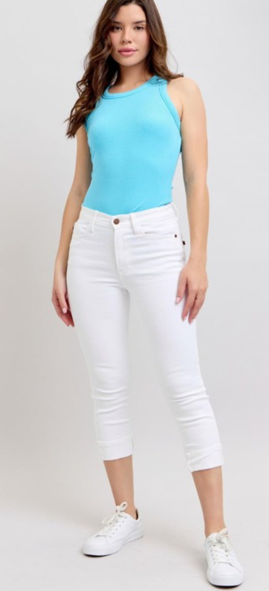 “Girl Boss” Capri Jeans/Judy Blue