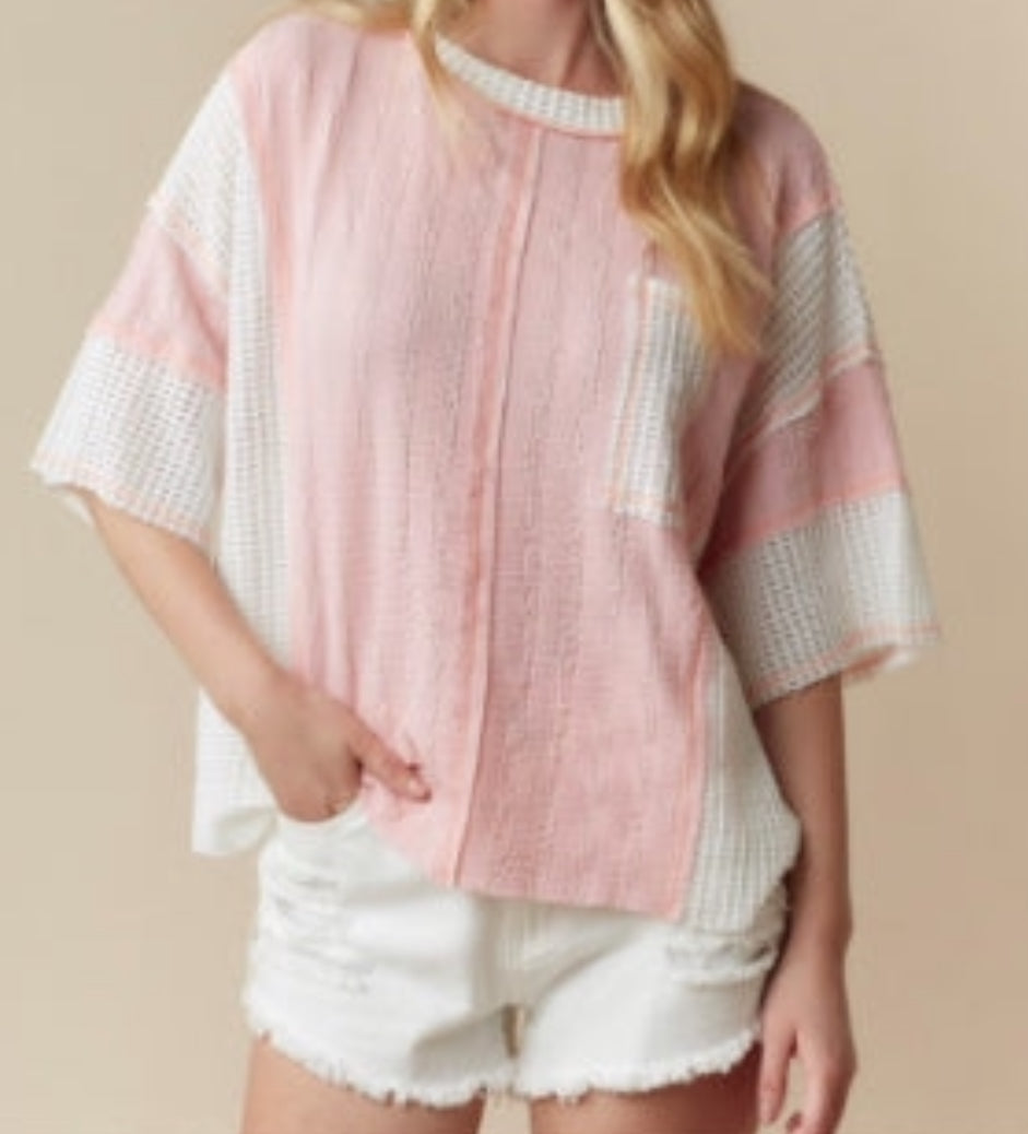 Maisy Reversed Stitch Top