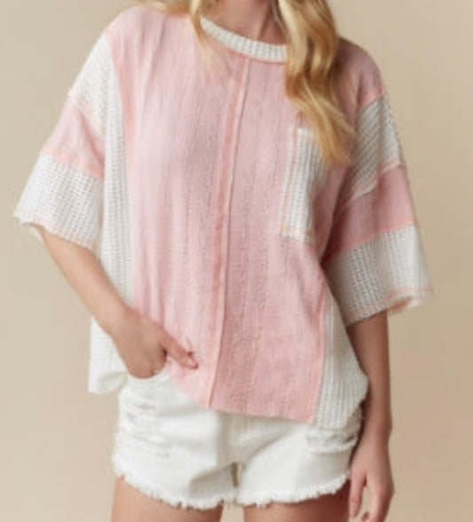 Maisy Reversed Stitch Top