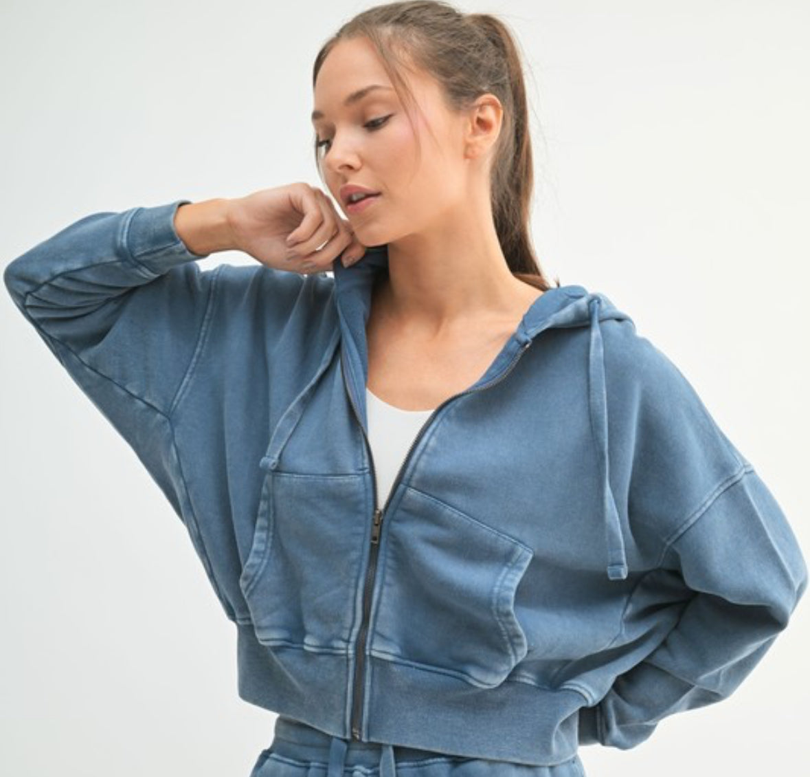 Urban Ease Hoodie-Blue
