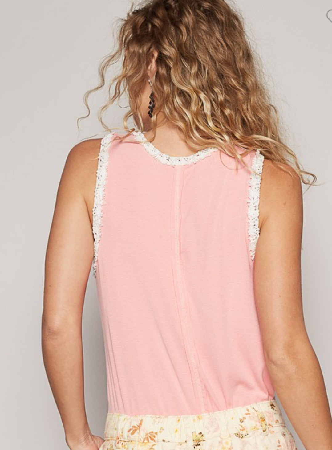 Pink Lacey Top
