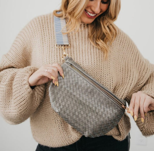 Westlyn Woven Bum Bag/gray