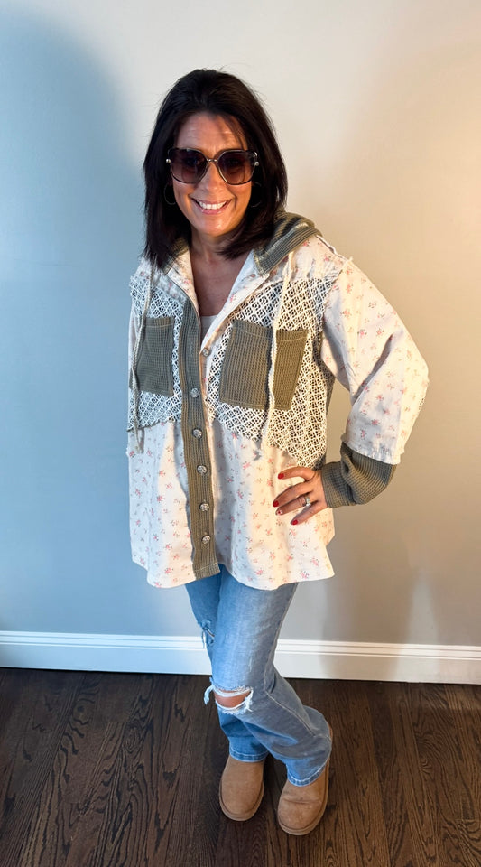 Shea Hooded Shacket