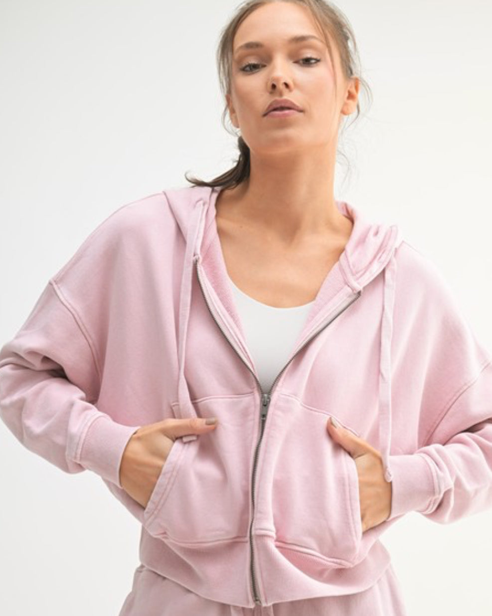 Urban Ease Hoodie-Pink