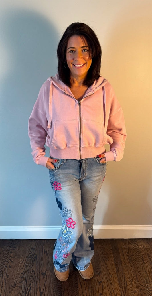 Urban Ease Hoodie-Pink